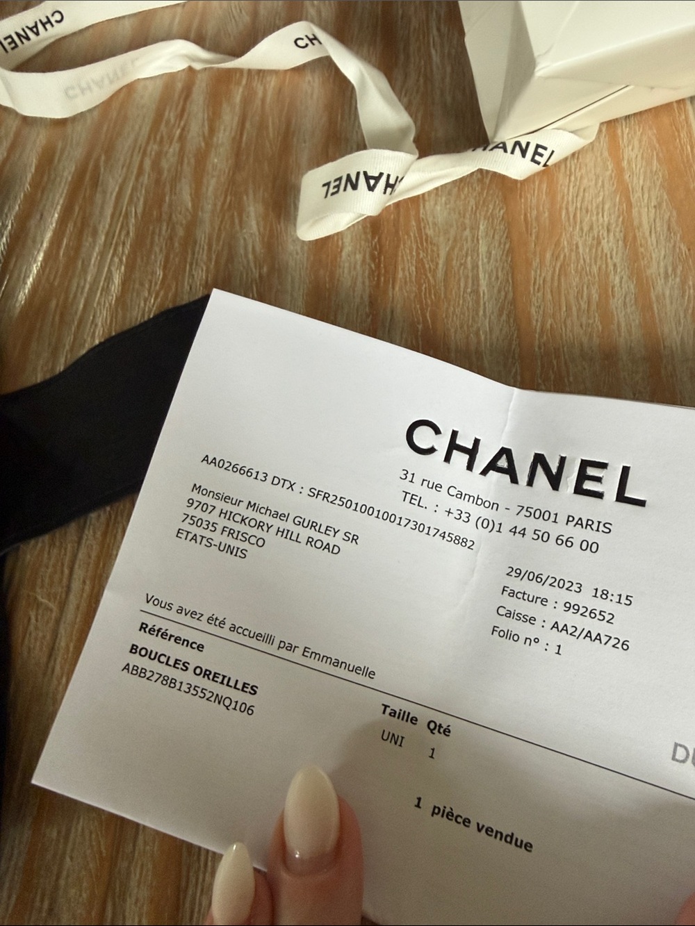 CHANEL Silver CC Star Drop Earrings - Picture 7 of 7